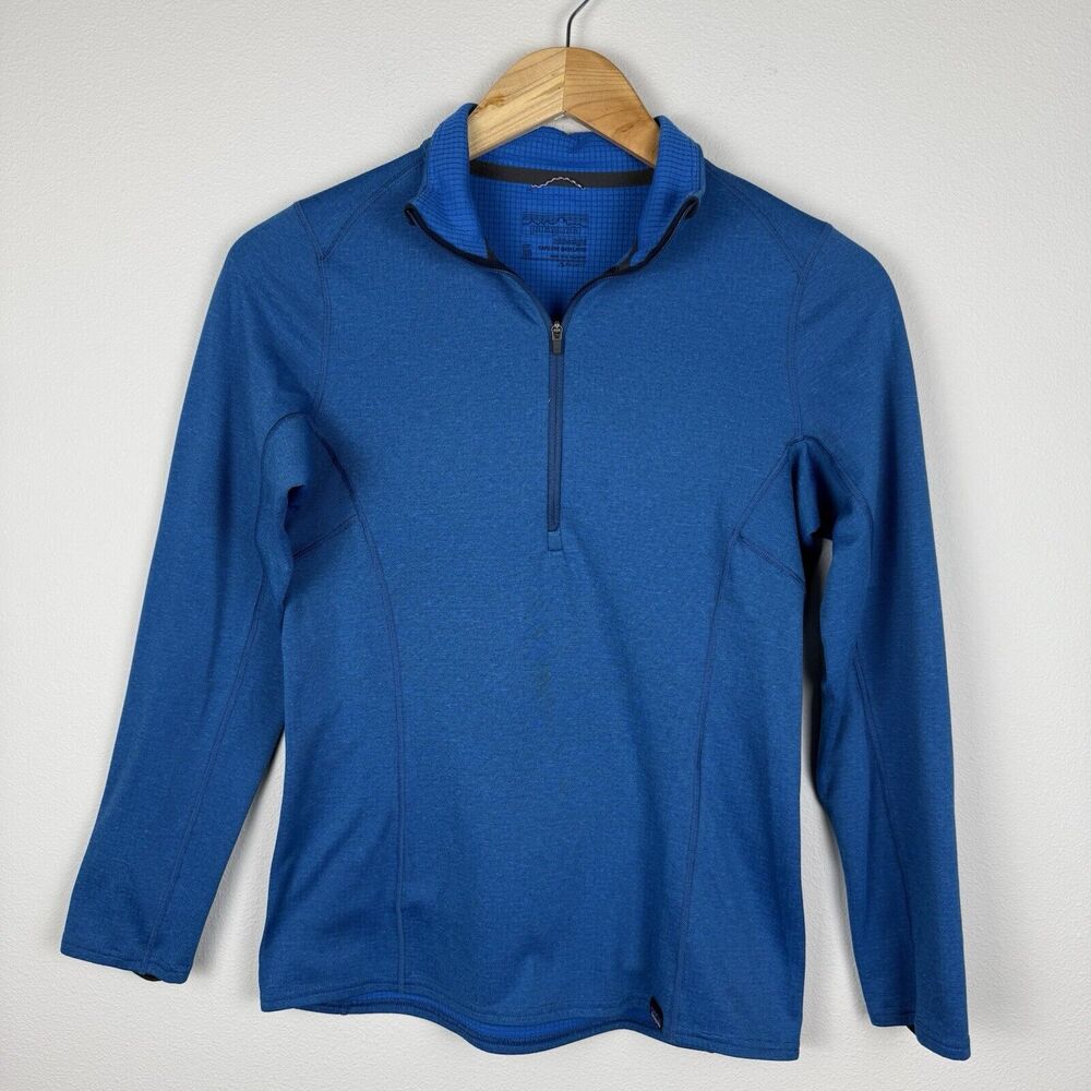 Patagonia Women's Capilene Midweight Baselayer 1/4 Zip Shirt Size XS Blue